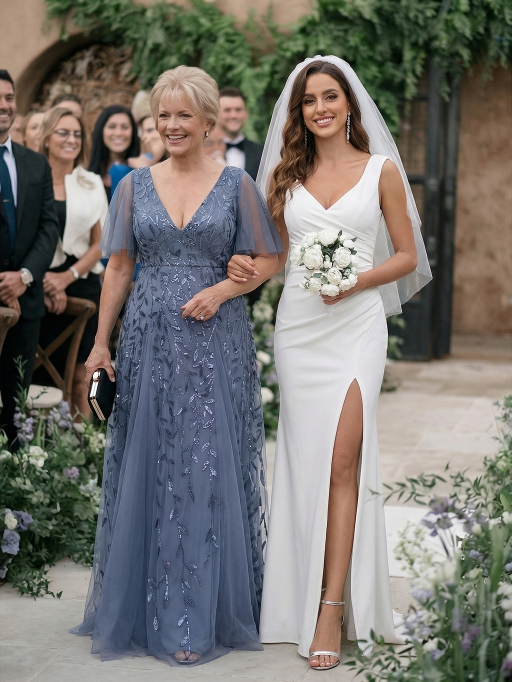 pretty ASTRAL|Plus Size Floor Length Formal Evening Gowns for Weddings