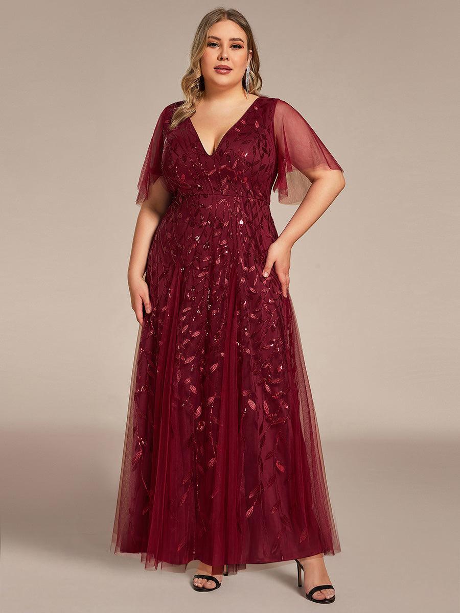 pretty ASTRAL|Plus Size Floor Length Formal Evening Gowns for Weddings