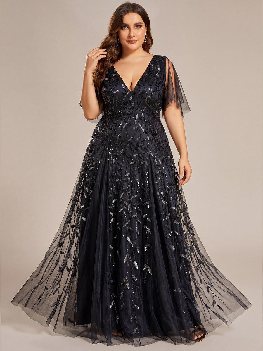 pretty ASTRAL|Plus Size Floor Length Formal Evening Gowns for Weddings
