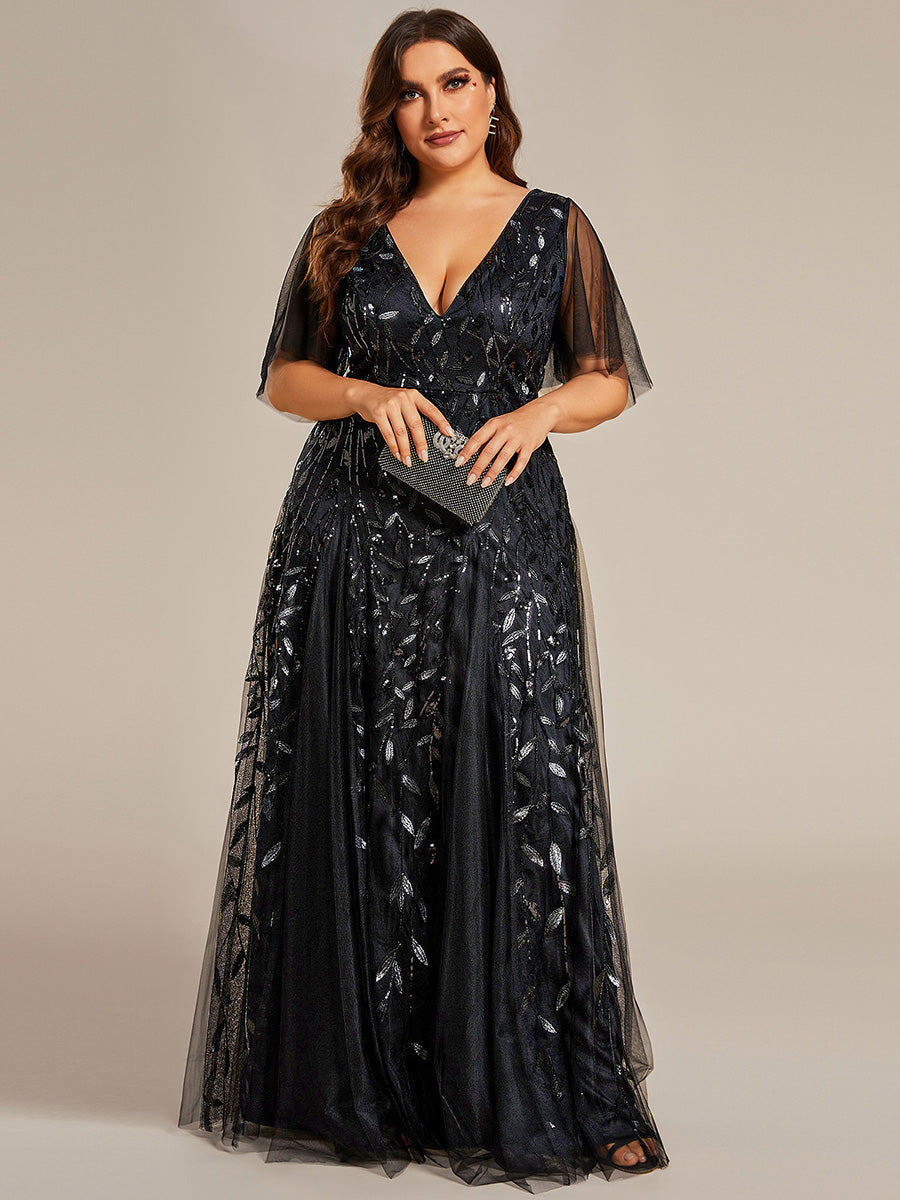 pretty ASTRAL|Plus Size Floor Length Formal Evening Gowns for Weddings