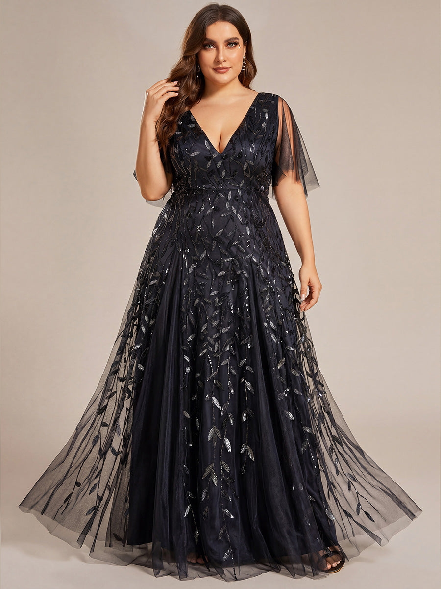 pretty ASTRAL|Plus Size Floor Length Formal Evening Gowns for Weddings