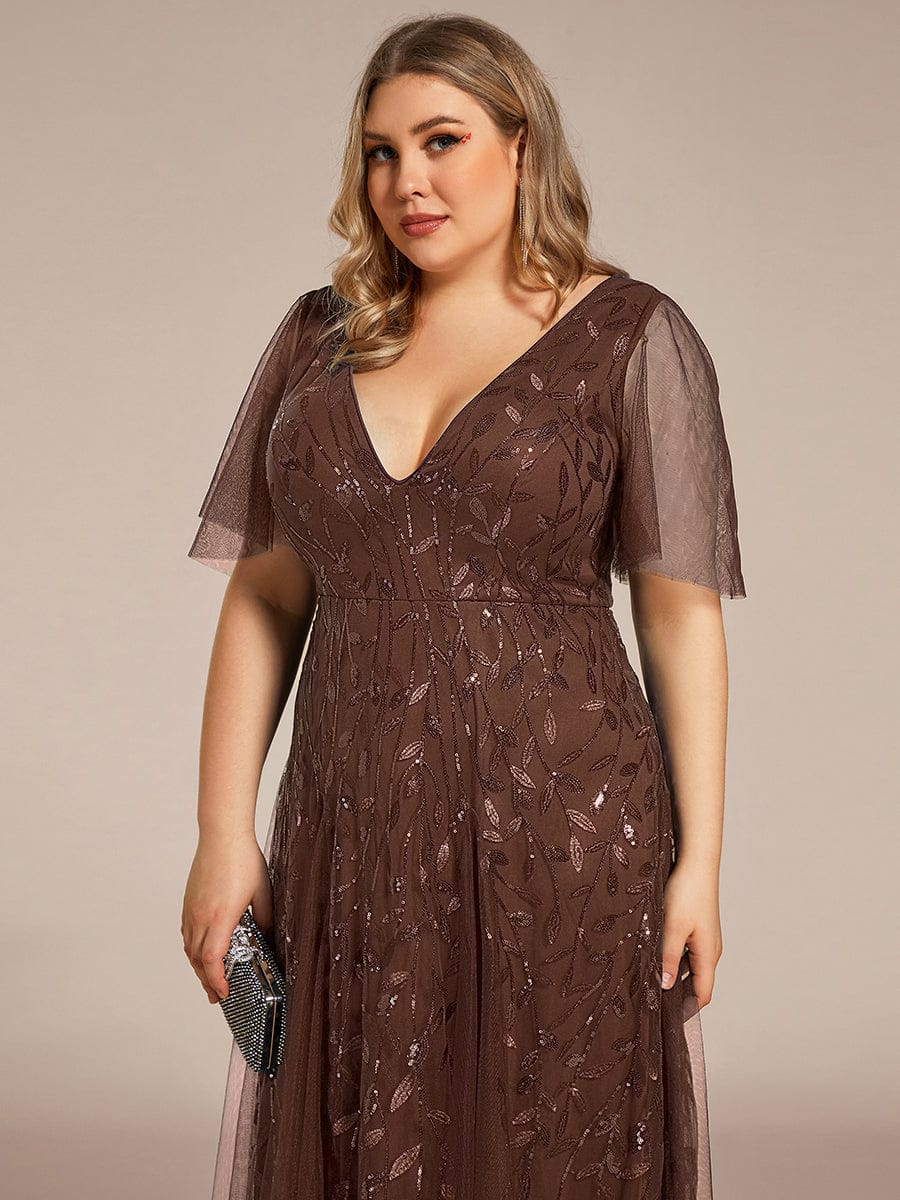 pretty ASTRAL|Plus Size Floor Length Formal Evening Gowns for Weddings