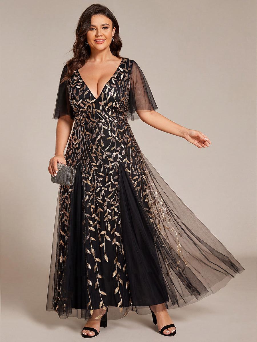 pretty ASTRAL|Plus Size Floor Length Formal Evening Gowns for Weddings