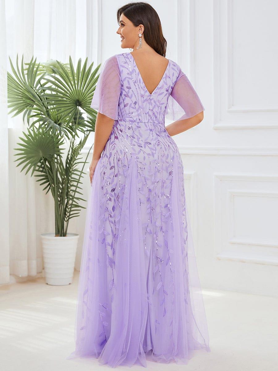 pretty ASTRAL|Plus Size Floor Length Formal Evening Gowns for Weddings