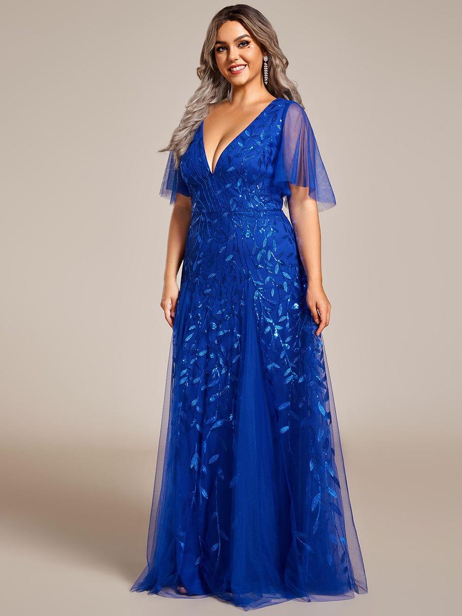 pretty ASTRAL|Plus Size Floor Length Formal Evening Gowns for Weddings