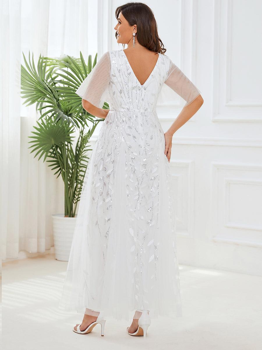 pretty ASTRAL|Plus Size Floor Length Formal Evening Gowns for Weddings