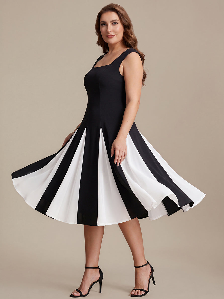 Plus Size Cap Sleeve Wedding Guest Dress