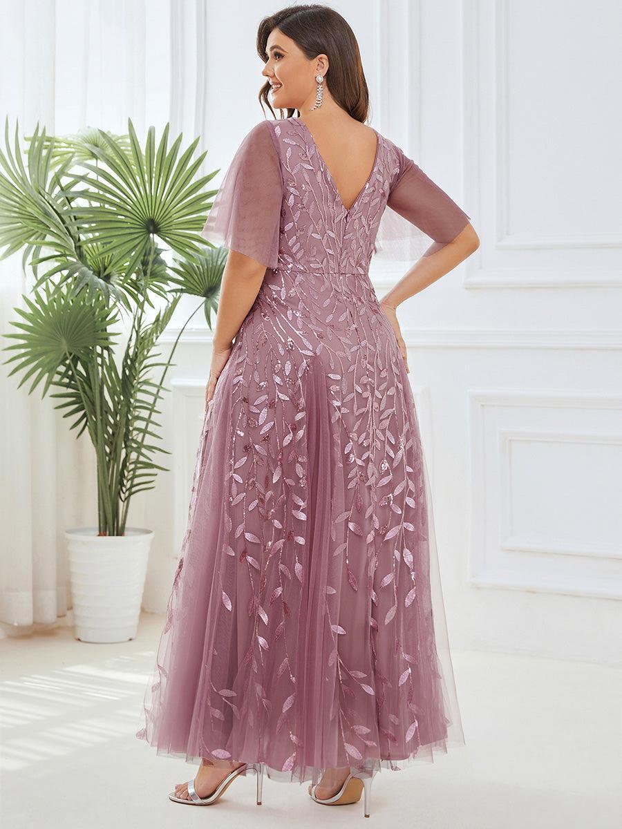 pretty ASTRAL|Plus Size Floor Length Formal Evening Gowns for Weddings
