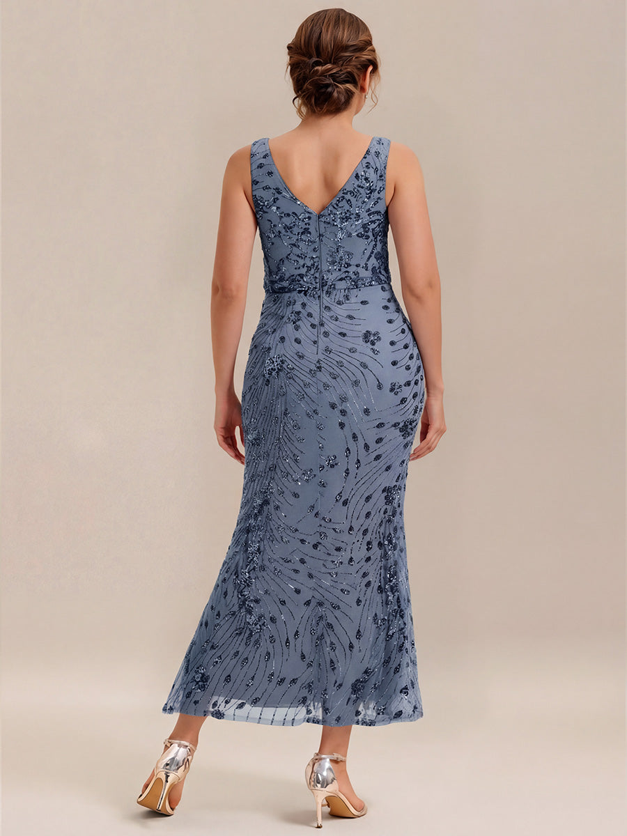 pretty JUNIPER|Plus Size Bodycon Sequin Slit Wedding Guest Dress
